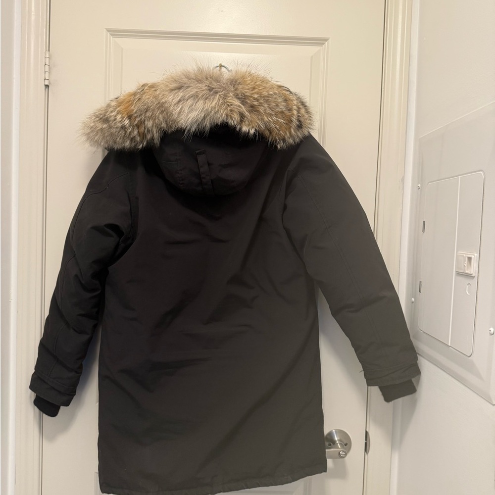 Canada Goose Men's Langford Parka with fur trim.